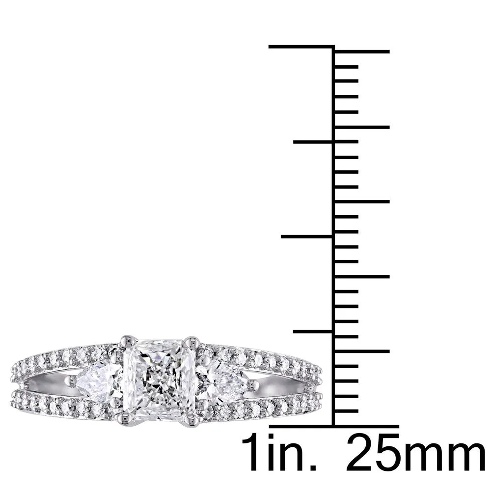 Miadora Signature Collection 14k White Gold 1ct TDW Diamond Engagement Ring sold by Zulily product image thumbnail 4