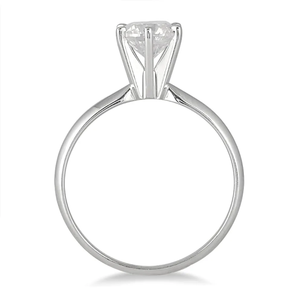 AGS Certified 3/4 Carat Round Diamond Solitaire Ring in 14K White Gold (J-K Color, I2-I3 Clarity) sold by Zulily product image thumbnail 2