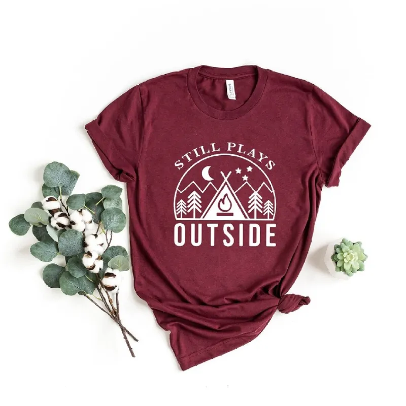 Still Plays Outside Short Sleeve Tee sold by Zulily