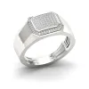 Sterling Silver 1/4ct TDW Diamond Men's Ring sold by Zulily