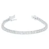 9 Carat TW Diamond Tennis Bracelet in 14K White Gold sold by Zulily