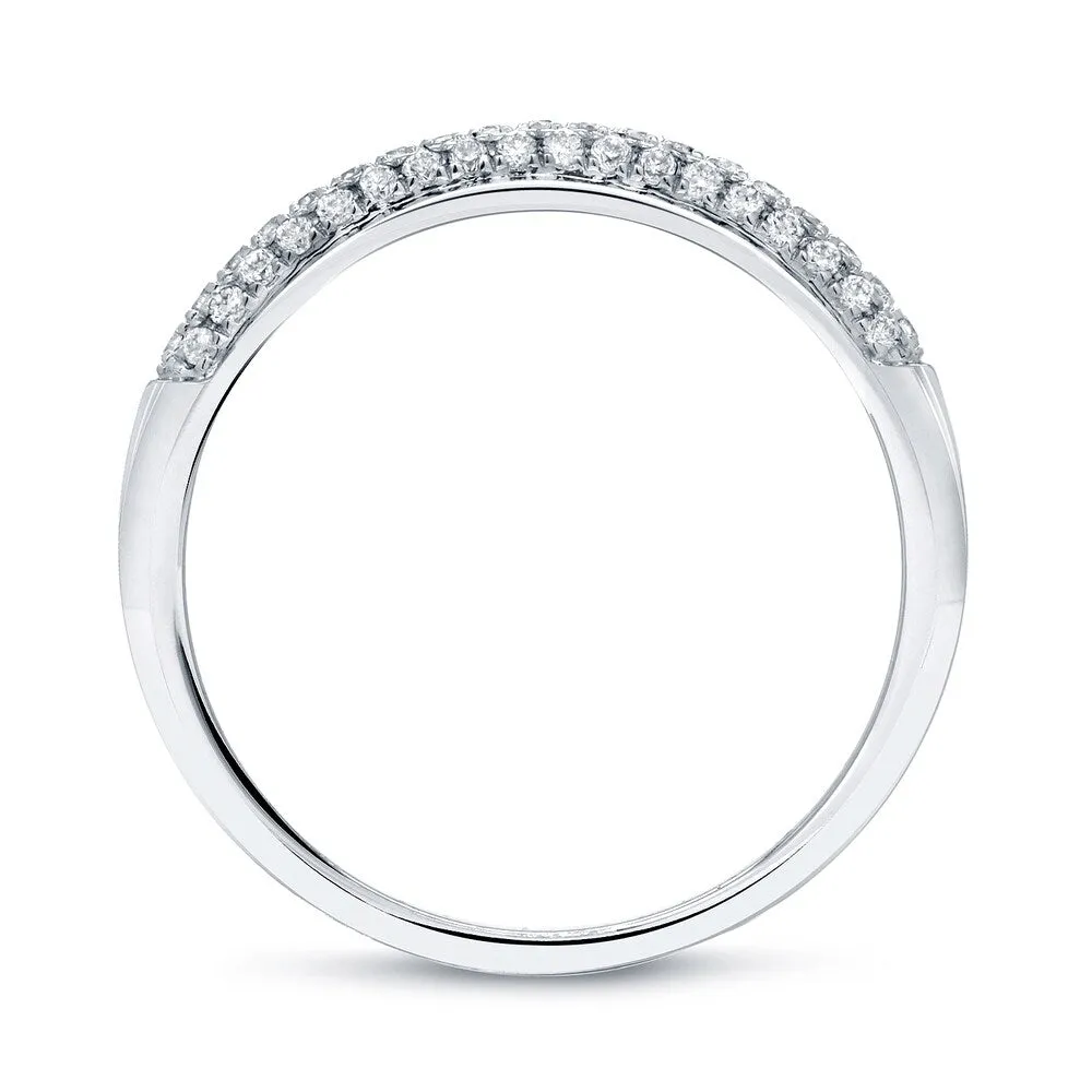 Auriya 14k Gold 1/4ctw Round Diamond Wedding Anniversary Band sold by Zulily product image thumbnail 3