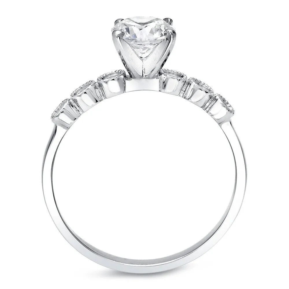 Auriya 14k Gold 1ctw Vintage Round Diamond Engagement Ring Set sold by Zulily product image thumbnail 3