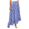Vince Camuto Women's Floral Asymmetric Hem Maxi Skirt Blue Size Medium sold by Zulily