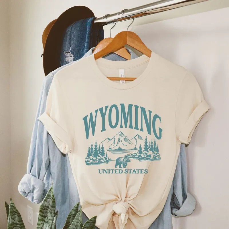 Wyoming Forest Scene Short Sleeve Tee sold by Zulily