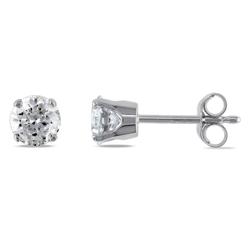 Miadora 14k Gold 3/4ct TDW Round Diamond Stud Earrings sold by Zulily