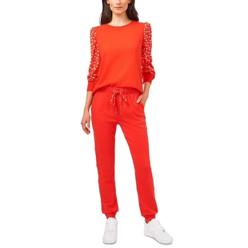 Riley & Rae Women's Jenn Striped Side Jogger Pants Red Size XX-Large sold by Zulily