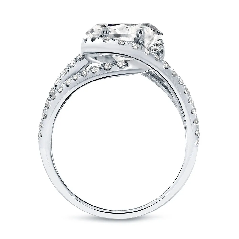 Auriya 14k Gold 1 7/8ctw Halo Diamond Engagement Ring Set Certified sold by Zulily product image thumbnail 5