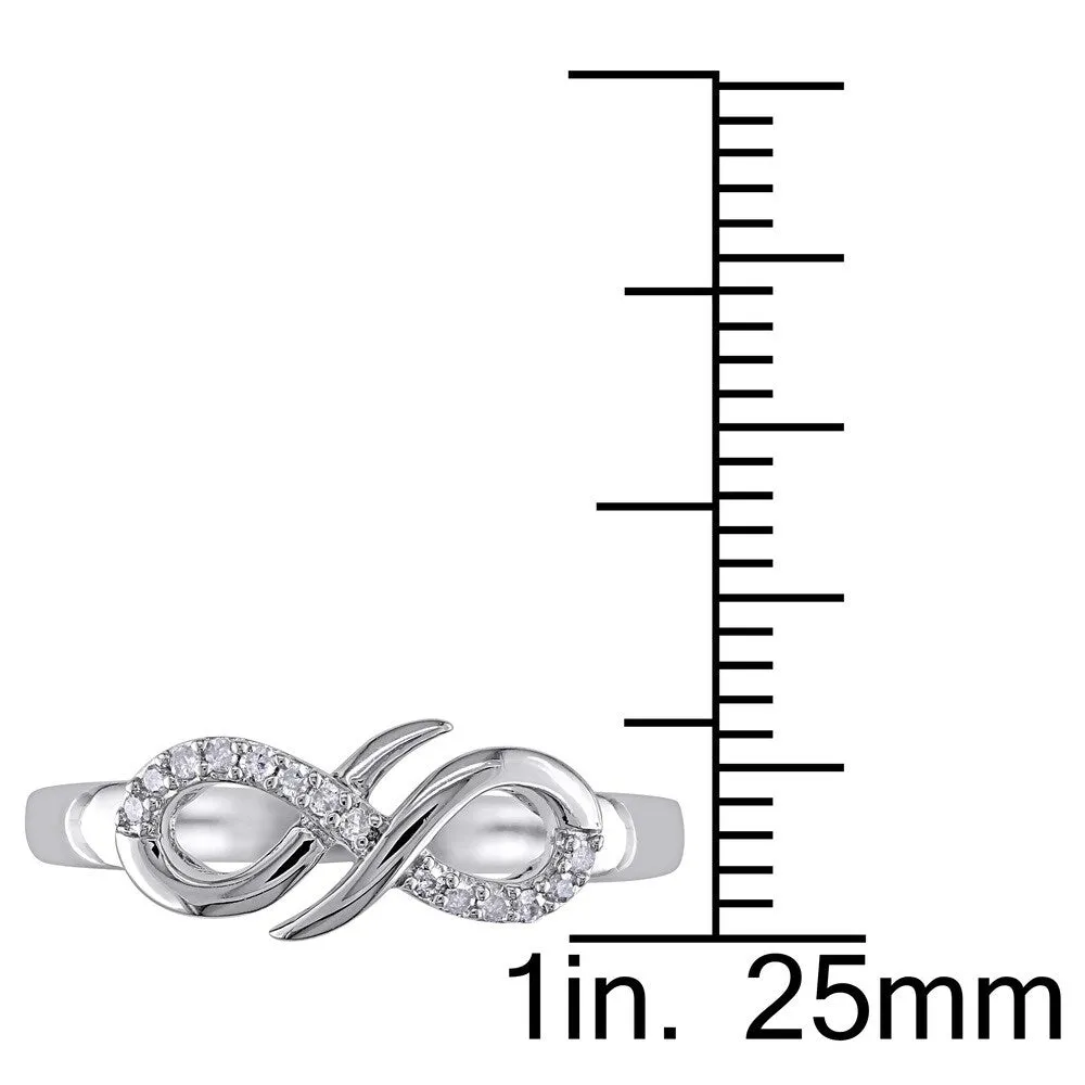 Miadora Sterling Silver Diamond Accent Infinity Ring sold by Zulily product image thumbnail 3