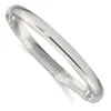 Curata 925 Sterling Silver 7" 6.25mm Solid Plain Slip On Bangle Bracelet sold by Zulily