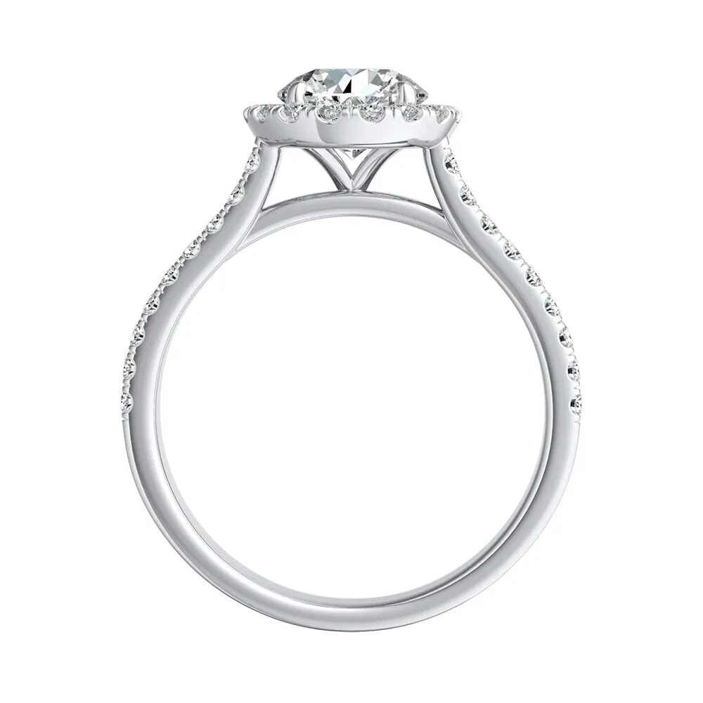 Auriya 14k Gold 1 3/4ctw Halo Moissanite Engagement Ring sold by Zulily product image thumbnail 3