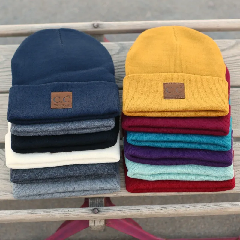 CC Everyday Beanie Unisex Adult Teen Unisex Winter Outdoor Hats made by C.C
