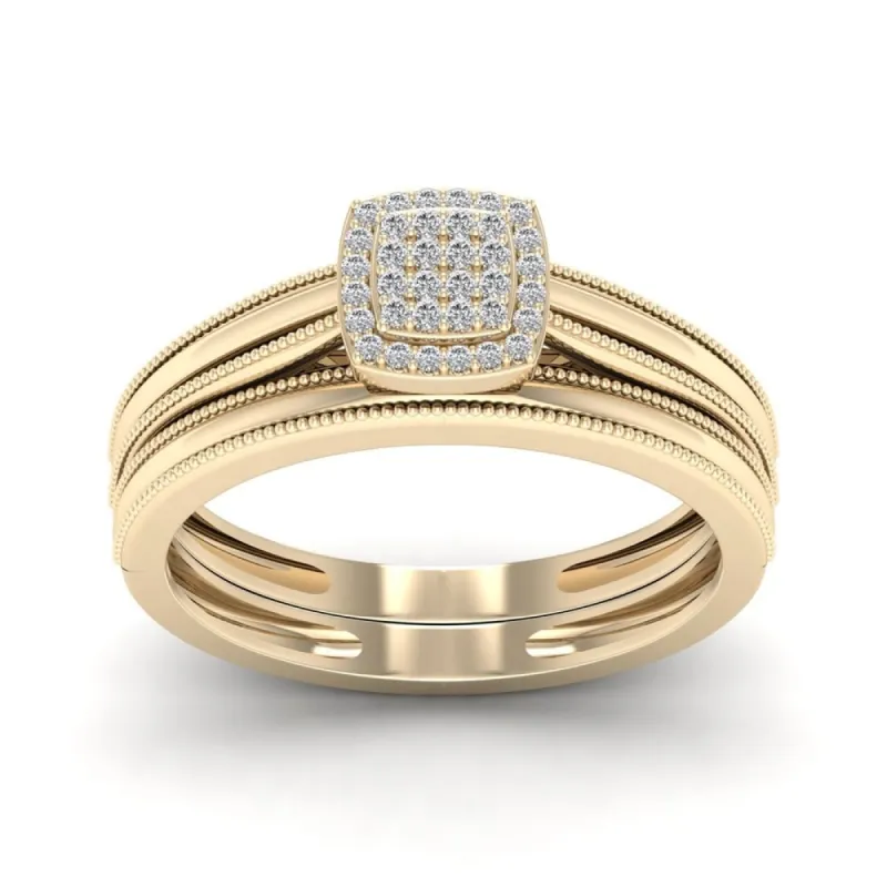 De Couer 1/10ct TDW Diamond Promise Ring sold by Zulily