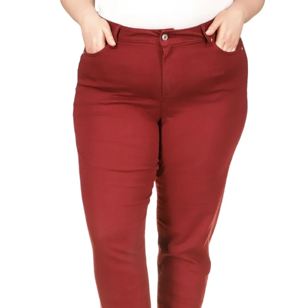 Michael Kors Women's Selma Skinny Jeans Red sold by Zulily product image thumbnail 4