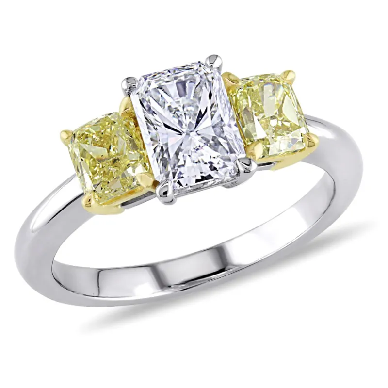 Miadora Signature Collection 18k Gold 2ct TDW Yellow and White Diamond Ring sold by Zulily