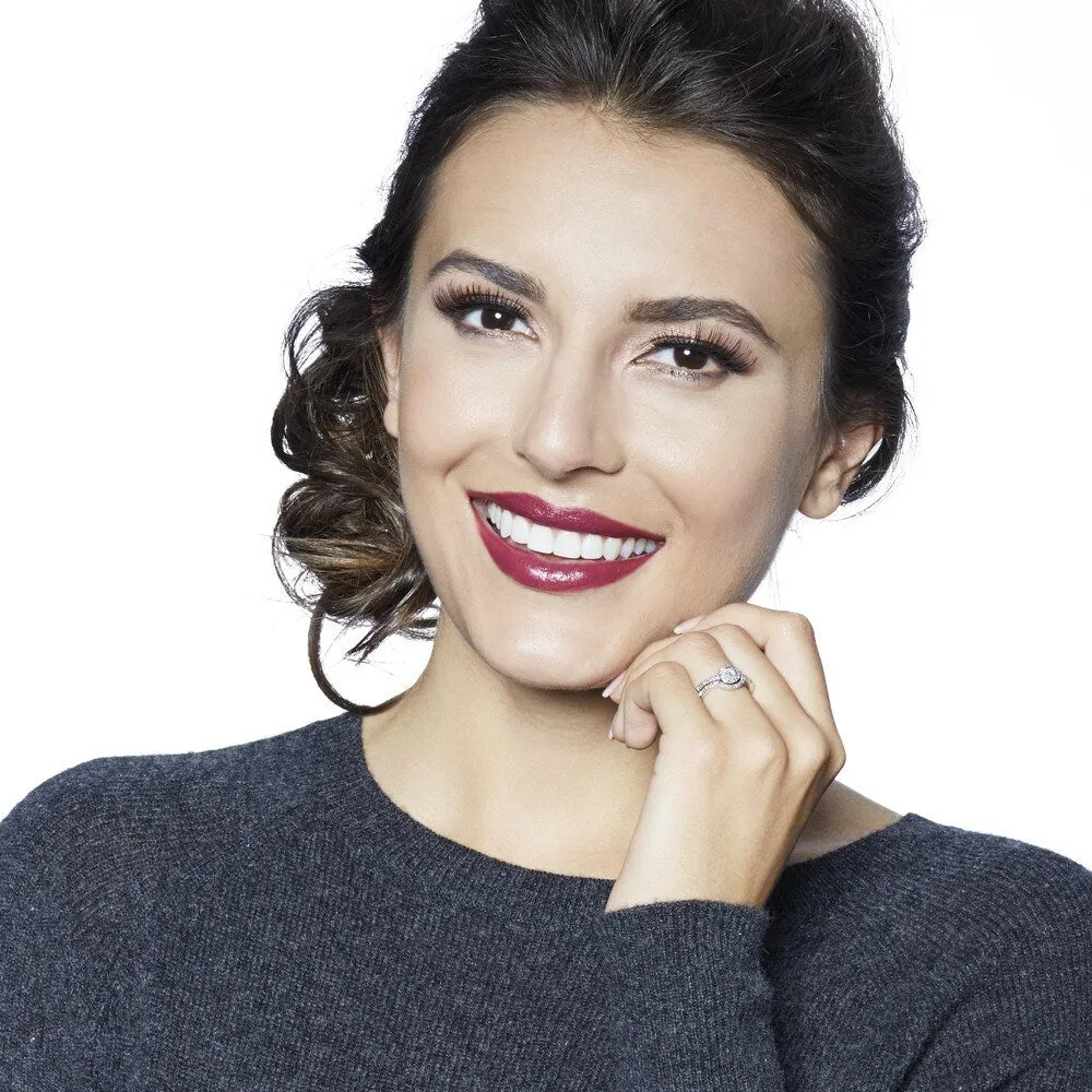 Miadora Sterling Silver 1/7ct TDW Diamond Bridal Ring Set sold by Zulily product image thumbnail 2