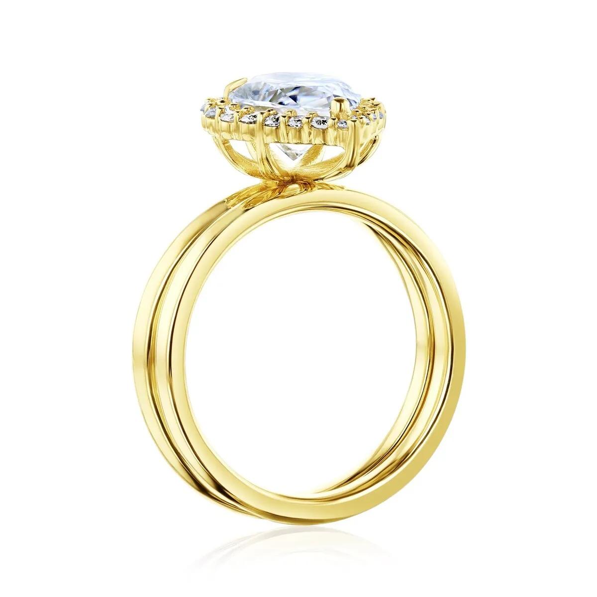 Annello by Kobelli 14k Gold Phoebe Bridal Set (GH/VS, DEF/VS) sold by Zulily product image thumbnail 4