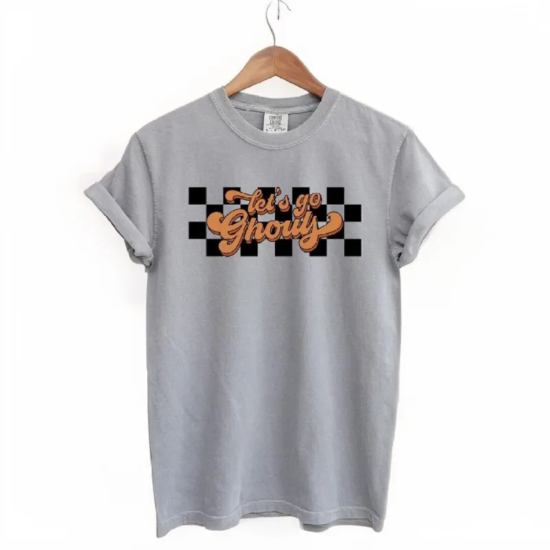 Lets Go Ghouls Garment Dyed Tee sold by Zulily