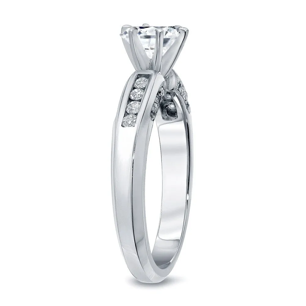 Auriya 14k Gold 1/2ctw Round Diamond Engagement Ring (H-I, I1-I2) sold by Zulily product image thumbnail 4