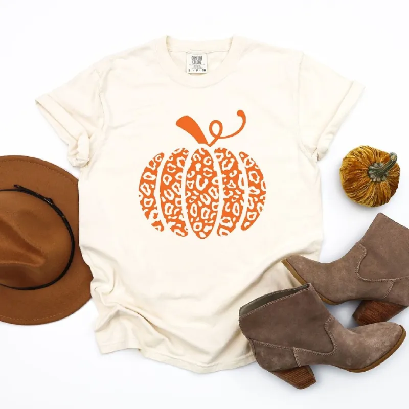 Orange Leopard Pumpkin Garment Dyed Tee sold by Zulily