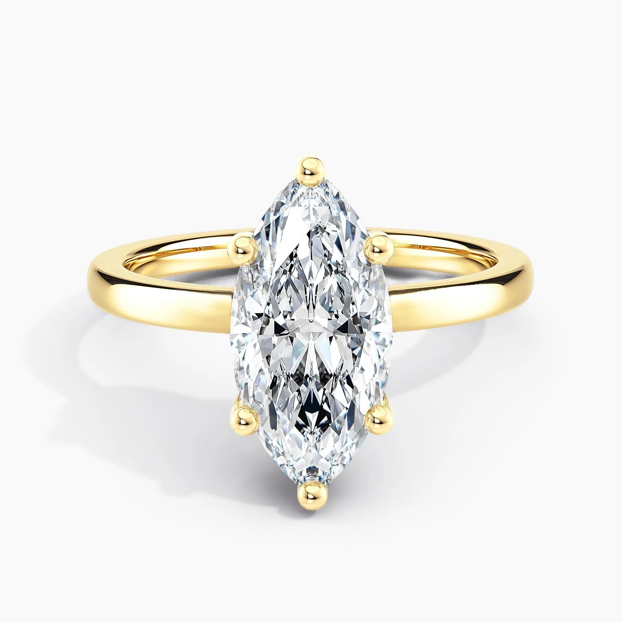 Auriya 14k Gold 1.50ctw Marquise Hidden-Halo Lab Grown Diamond Engagement Ring sold by Zulily product image thumbnail 2