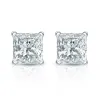 Auriya 18-karat Gold Lab Grown 1.25 carat TDW Princess Diamond Stud Earrings 4-Prong Martini Screw-back sold by Zulily