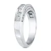 Auriya 14k Gold 1ctw Princess-Cut Channel Diamond Wedding Band sold by Zulily