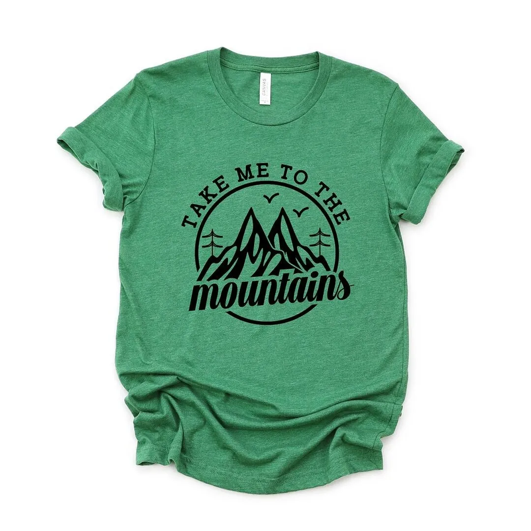 Take Me To The Mountains Circle Short Sleeve Tee sold by Zulily product image thumbnail 2