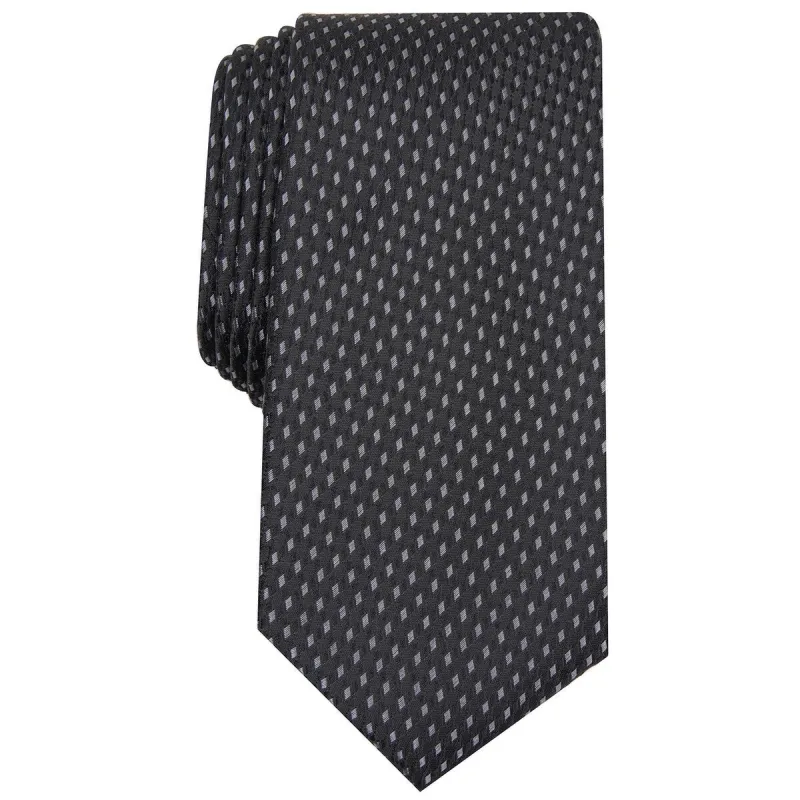 Alfani Men's Slim Neat Tie Black Diamond Size Regular - One Size sold by Zulily