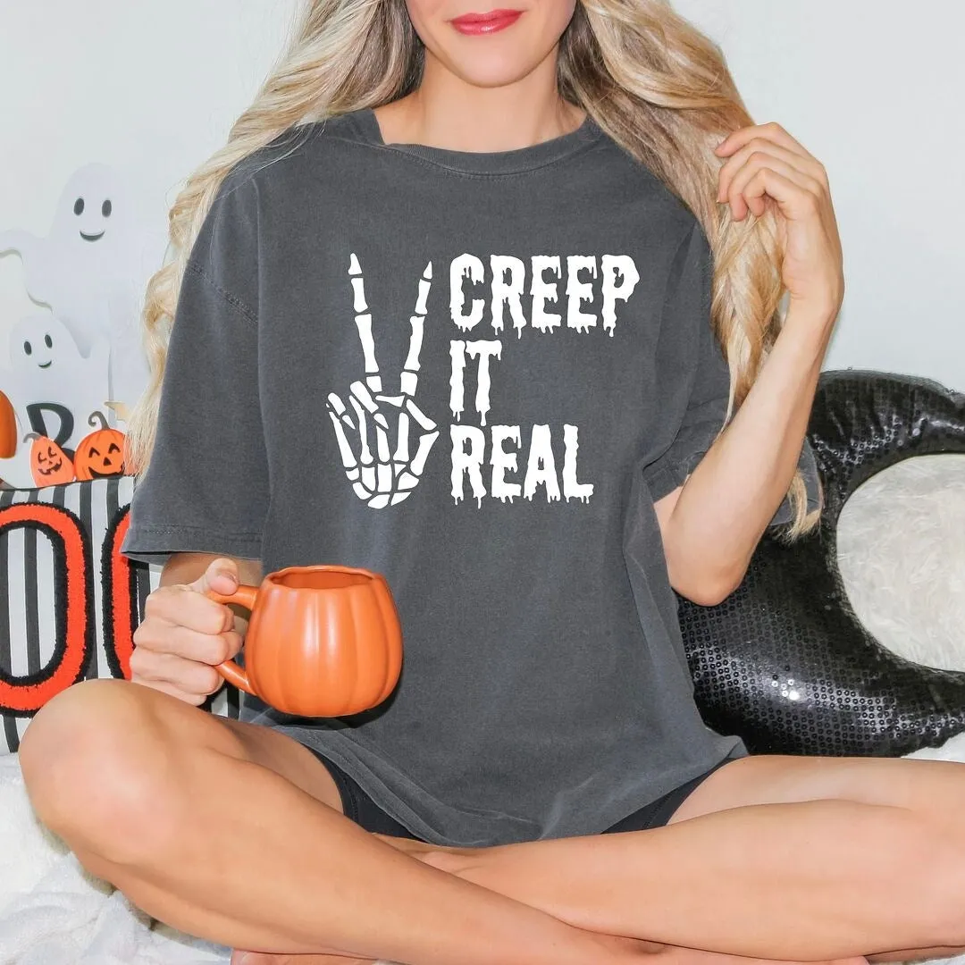 Creep It Real Peace Garment Dyed Tee sold by Zulily product image thumbnail 3