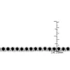 Auriya 9 carat TW Black Diamond Tennis Necklace 14k Gold - 16-inch (I1-I2) sold by Zulily