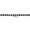 Auriya 9 carat TW Black Diamond Tennis Necklace 14k Gold - 16-inch (I1-I2) sold by Zulily
