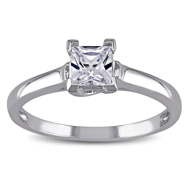 Miadora 10k Gold Created White Sapphire Solitaire Ring sold by Zulily