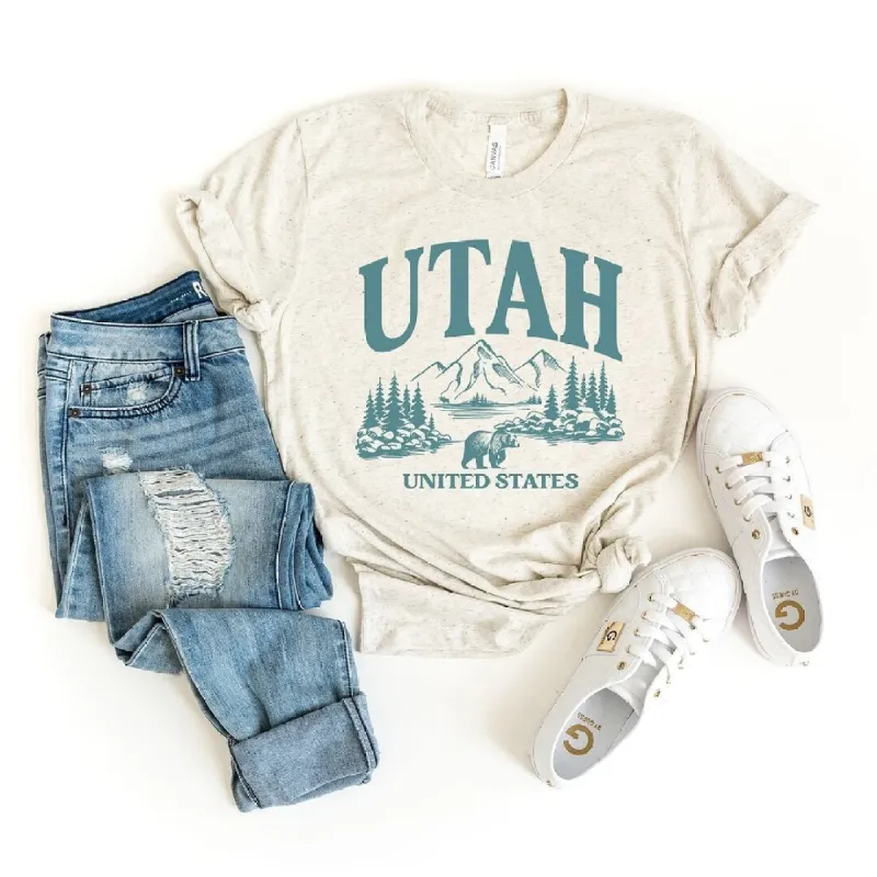 Utah Forest Scene Short Sleeve Tee sold by Zulily