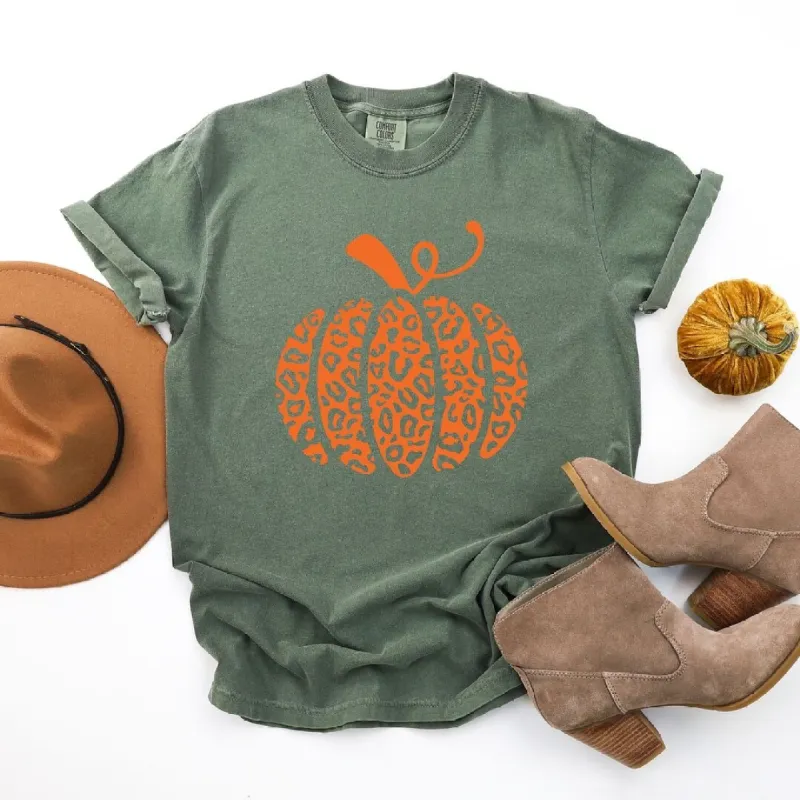 Orange Leopard Pumpkin Garment Dyed Tee sold by Zulily