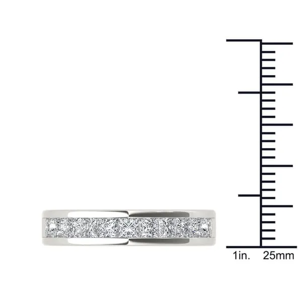 De Couer 14k White Gold 1ct TDW Diamond Women's Wedding Band - White H-I sold by Zulily product image thumbnail 4