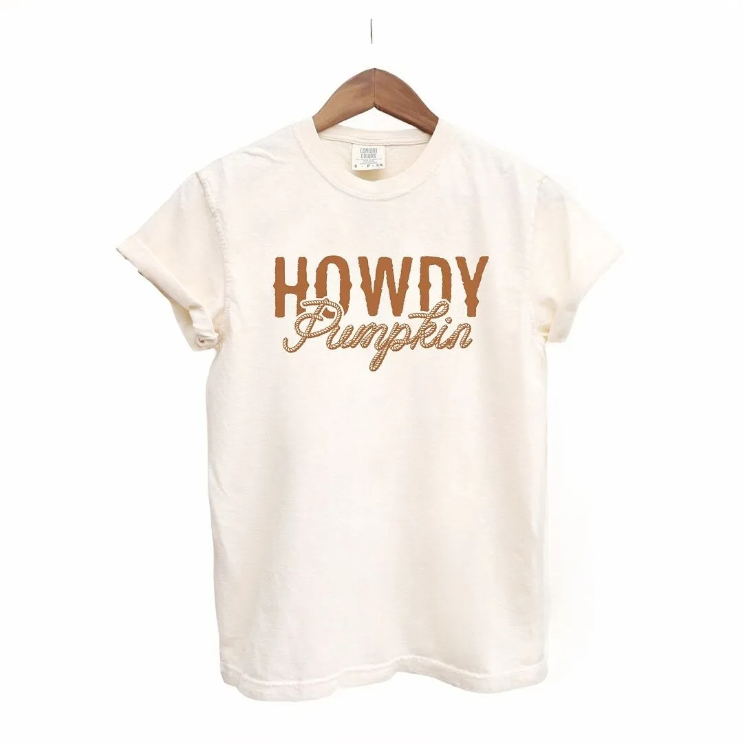 Howdy Pumpkin Rope Garment Dyed Tee sold by Zulily product image thumbnail 2