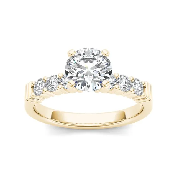 De Couer 14k Yellow Gold 7/8ct TDW Diamond Classic Engagement Ring sold by Zulily