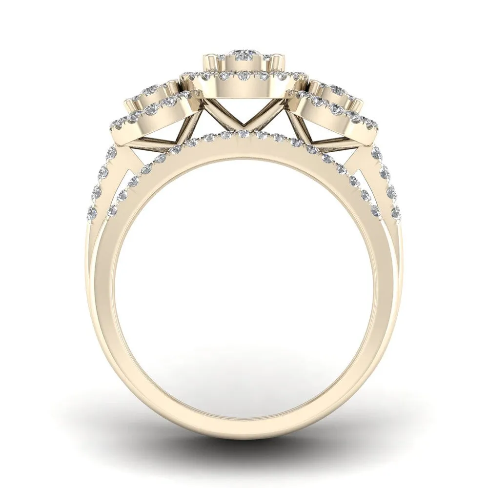 De Couer 3/4ct TDW Diamond Promise Bridal Set - Yellow sold by Zulily product image thumbnail 3