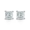 Auriya 14-karat Gold Lab Grown 1.25 carat TDW Princess Diamond Stud Earrings 4-Prong Basket Push-back sold by Zulily