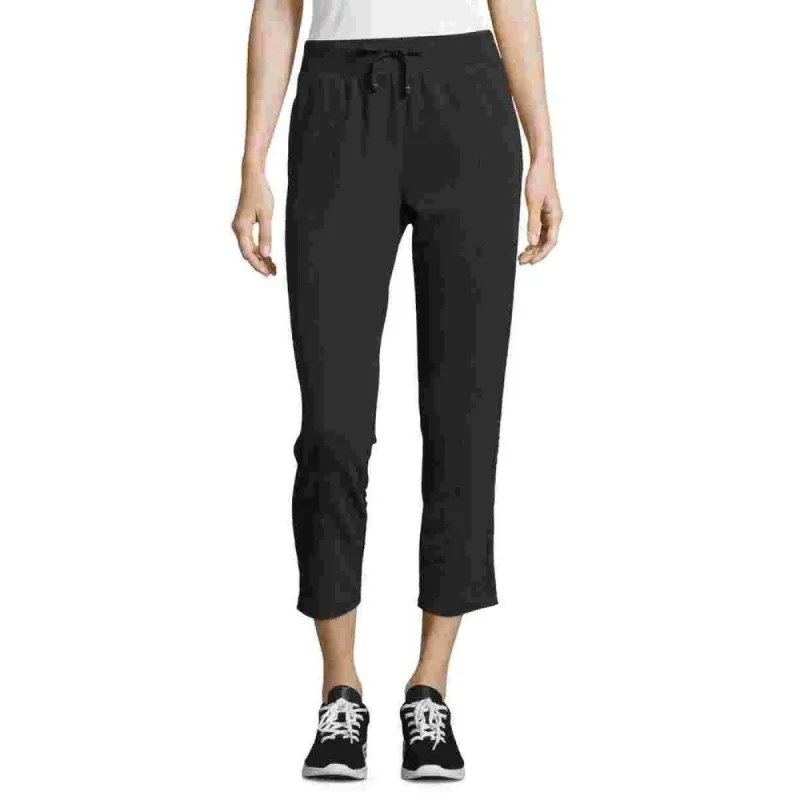 Champion Women's Varsity Stripe Ankle Pants Black made by Zulily