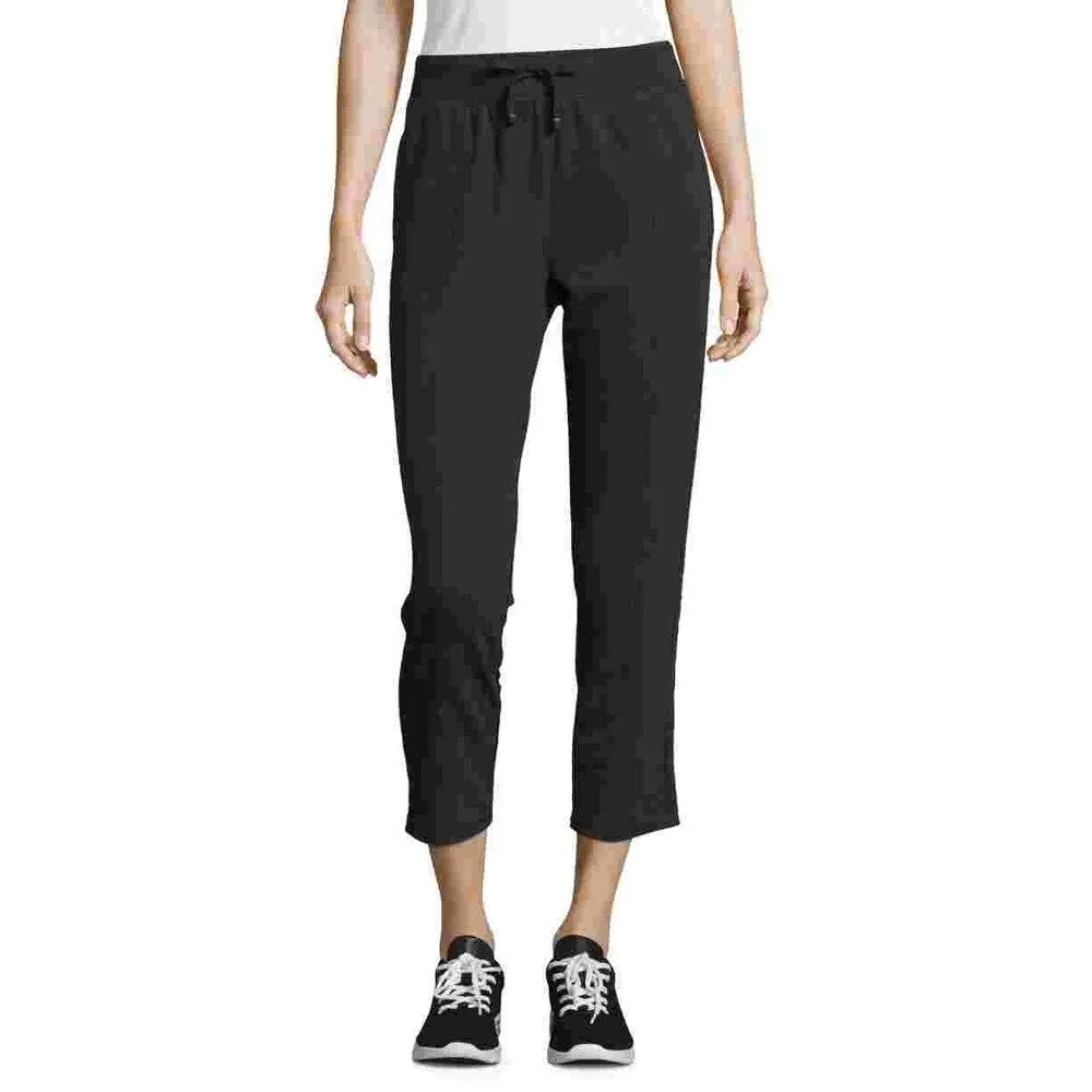 Champion Women's Varsity Stripe Ankle Pants Black sold by Zulily