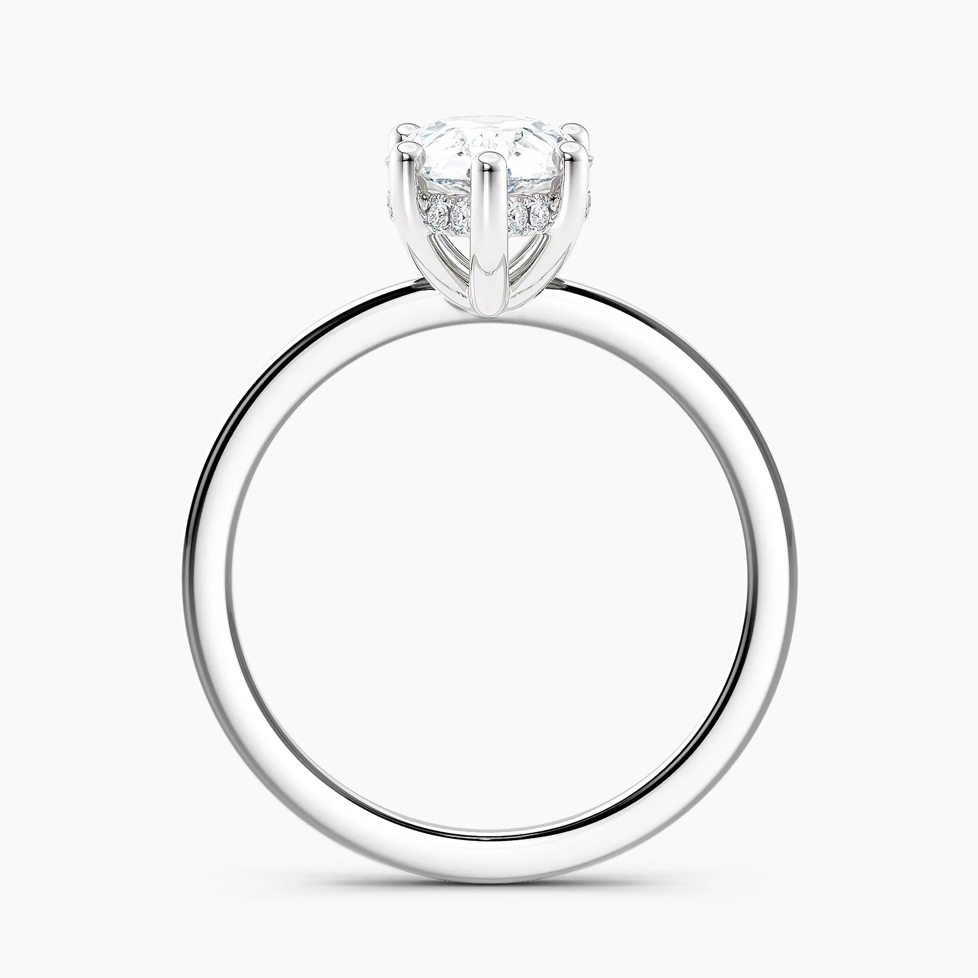 Auriya 14k Gold 0.75ctw Pear Shaped Hidden-Halo Lab Grown Diamond Engagement Ring sold by Zulily product image thumbnail 4