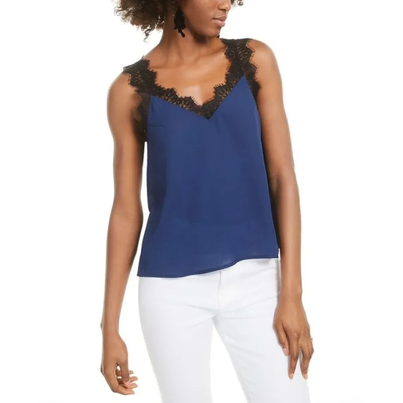 Q & A Women's Lace Camisole Blue Size X-Small sold by Zulily
