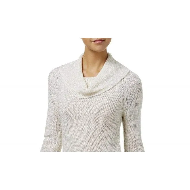 BCX Women's Textured Cowlneck Twist-Front Sweater White Size Large sold by Zulily product image thumbnail 2