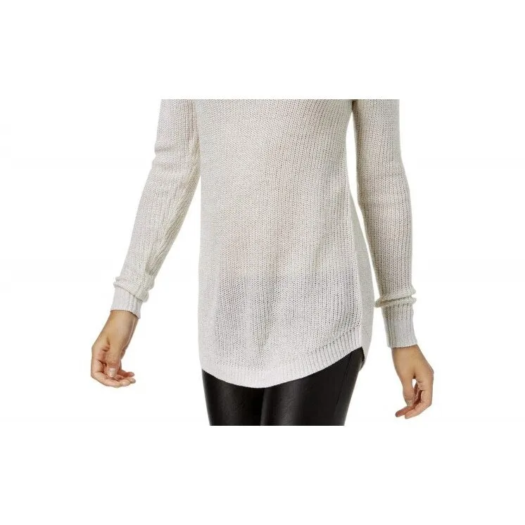 BCX Women's Textured Cowlneck Twist-Front Sweater White Size Large sold by Zulily product image thumbnail 3