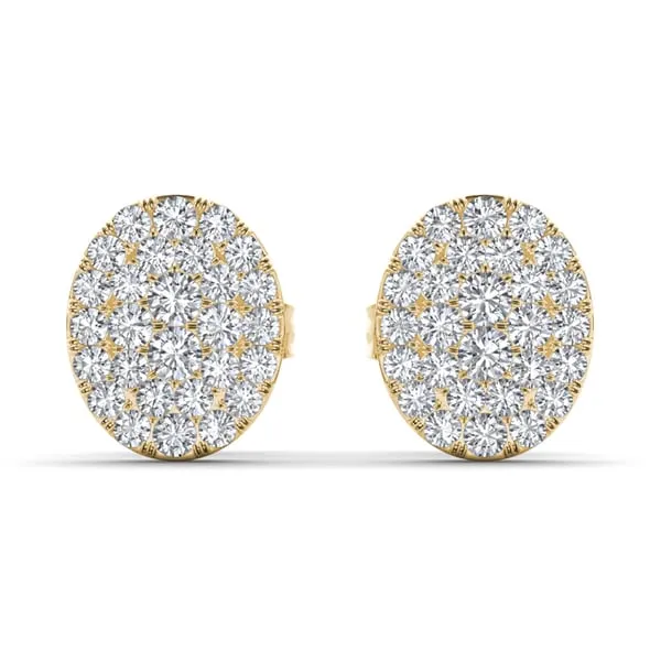 De Couer IGI Certified 1/5ct TDW Diamond Cluster Earring - White sold by Zulily