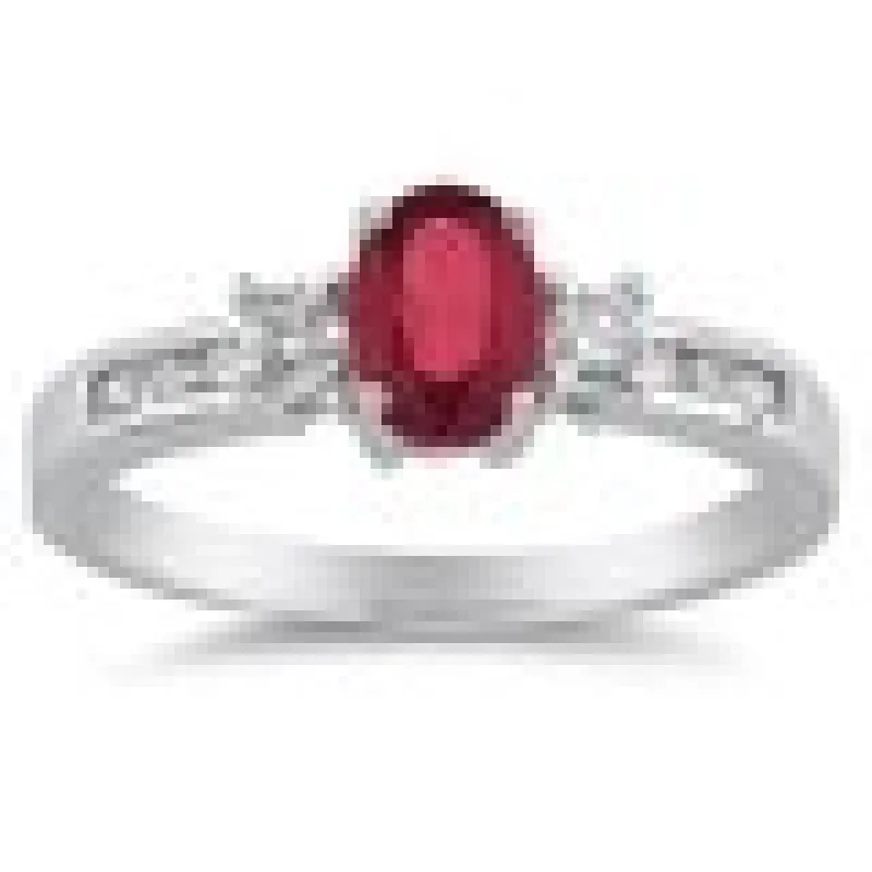 Ruby and Diamond Regal Channel Ring sold by Zulily