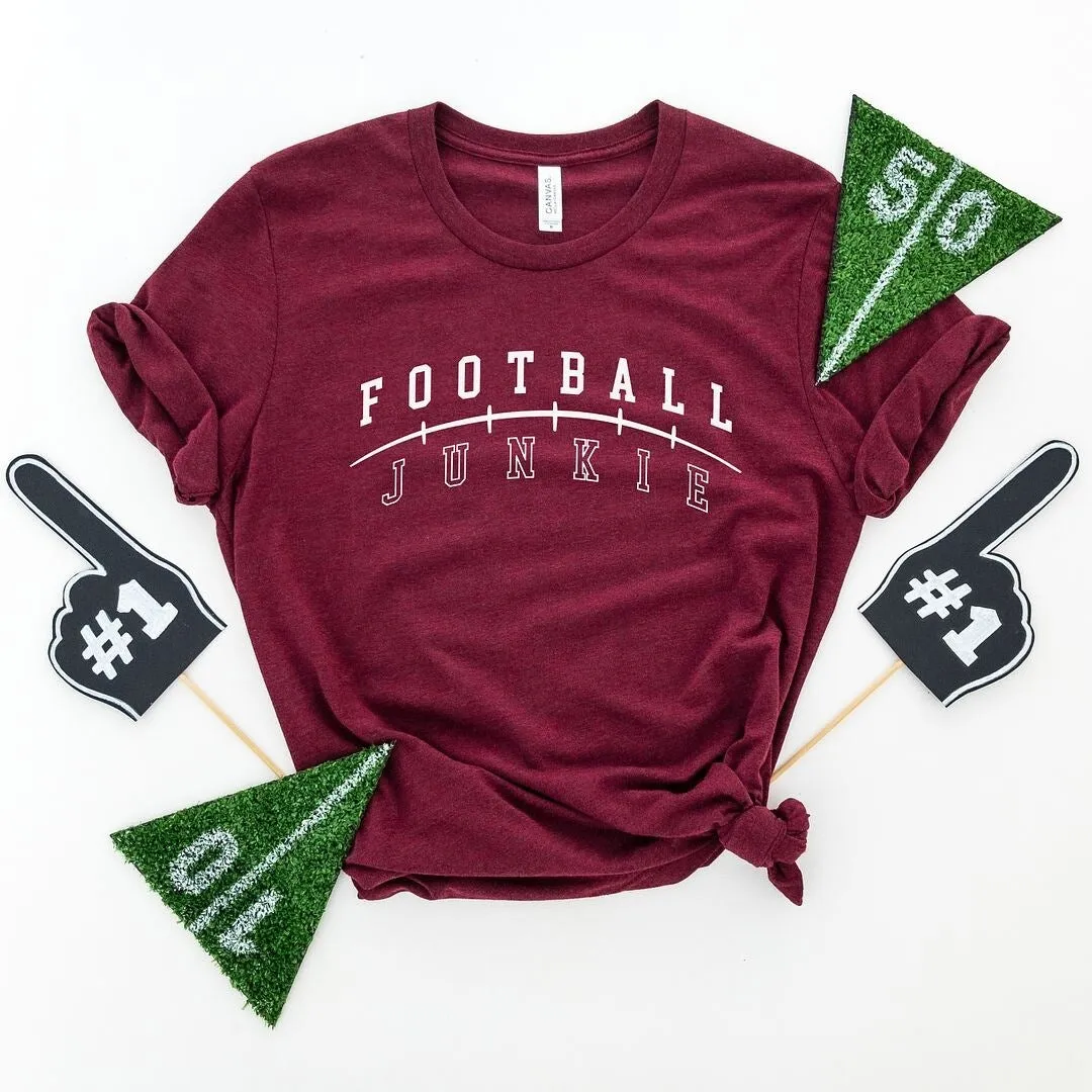 Football Junkie Short Sleeve Tee sold by Zulily