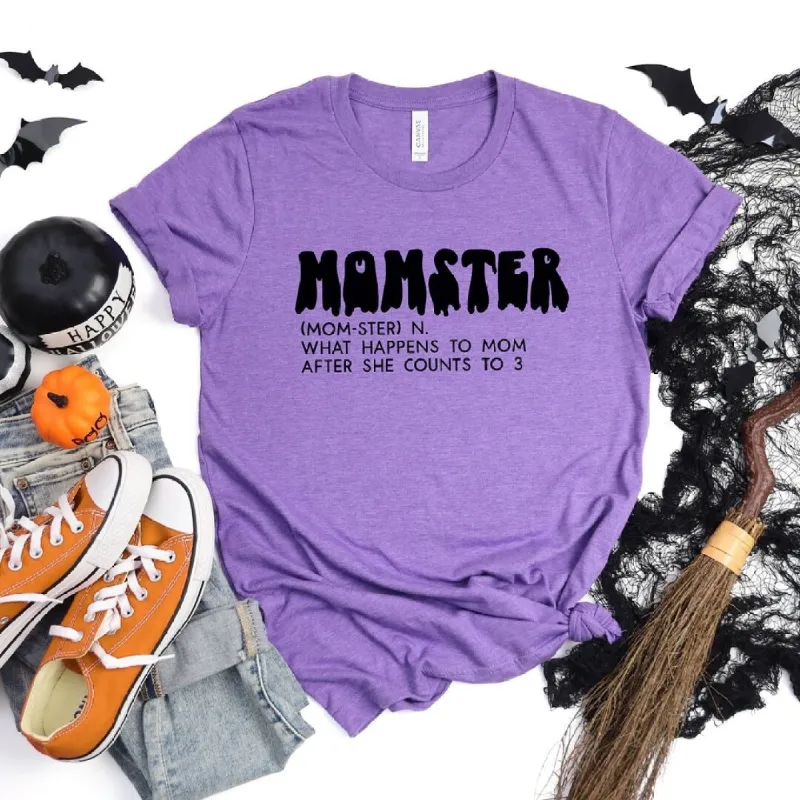 Halloween Momster Definition Short Sleeve Tee made by Zulily